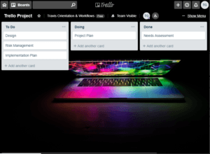travis-gibson.com, trello blog post, IT specialist